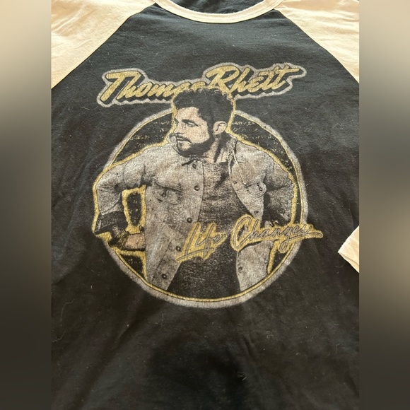 Thomas Rhett band tee 2019 tour life changes 3/4 sleeve black and white medium - Picture 2 of 6